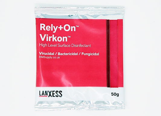 VIRKON DISINFECTANT POWDER (RELY+ON) 50GM SACHETS
