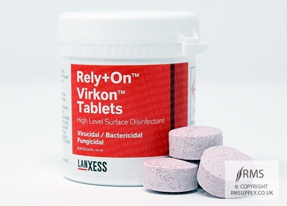 Virkon Disinfectant Tablets (Rely+On) 10 x 5gm