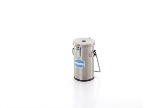 SS111 1 litre Stainless Steel Dilvac Dewar Flask(with clamp lid attachment, vent and handle)