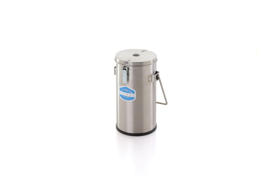 SS222 2 litre Stainless Steel Dilvac Dewar Flask(with clamp lid attachment, vent and handle)