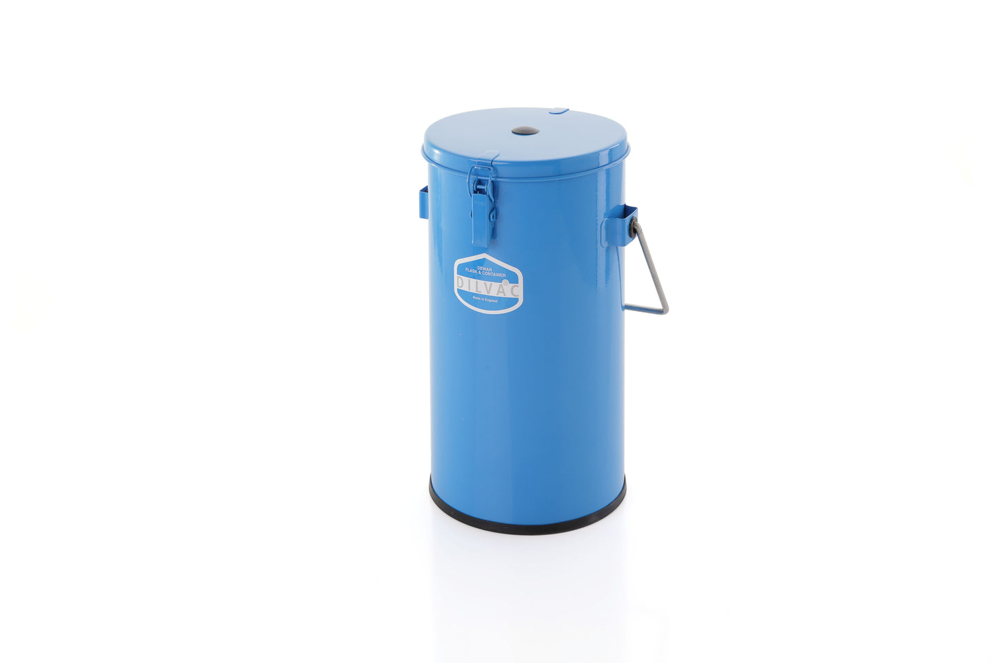 MS333+C - 4.5 litre Enamelled Steel Dilvac Dewar Flask (with clamp lid attachment, vent and handle)