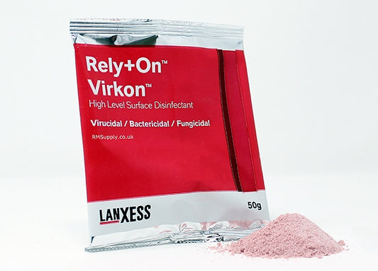 VIRKON DISINFECTANT POWDER (RELY+ON) 50GM SACHETS