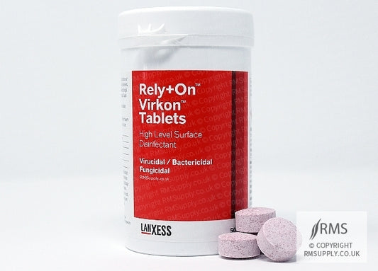 Virkon Disinfectant Tablets (Rely+On) 50 x 5gm