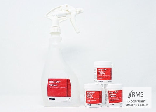 Virkon Spray Bottle & Virkon Tablets